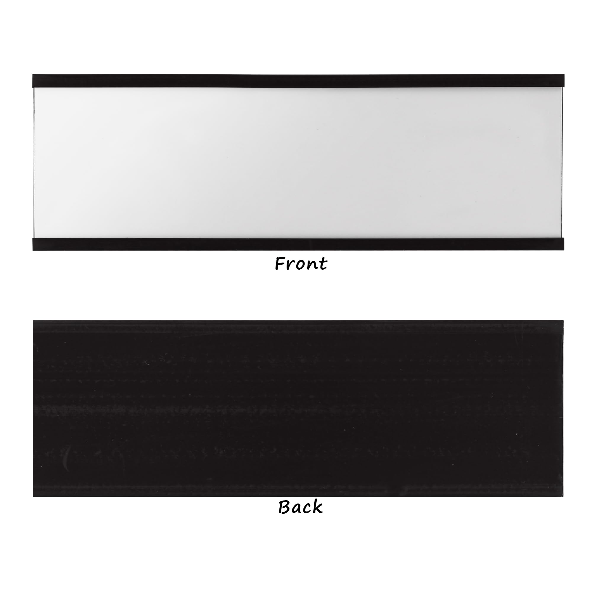 Realth Magnetic Label Holders 2'' x 3'' 30 Pack, Magnetic File Cabinet Labels with Paper Inserts and Clear Plastic Protectors, Magnetic Labels for Shelving and Metal Racks