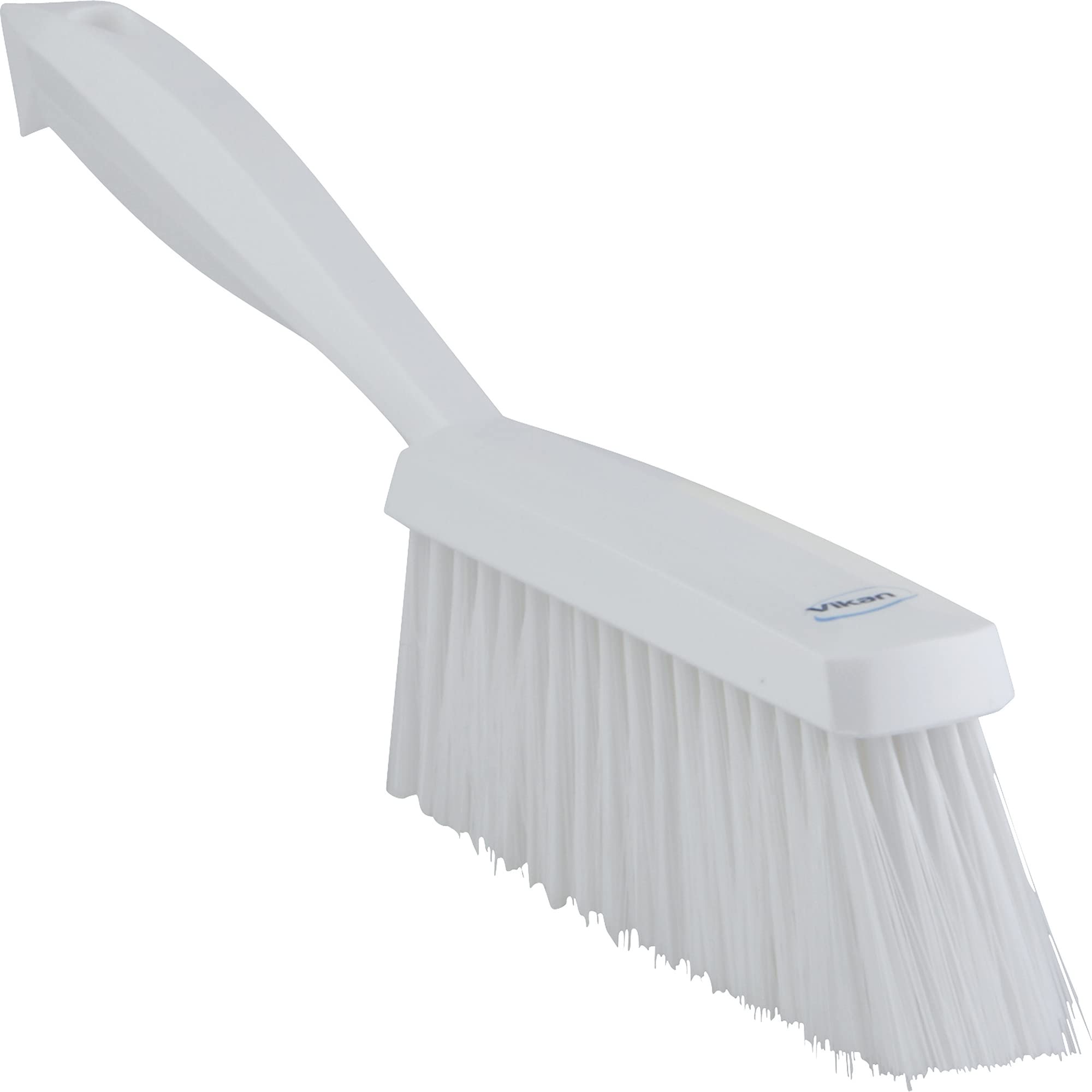 Vikan 45875 Bench Brush, Polypropylene, Polyester Soft Bristle, 14", White