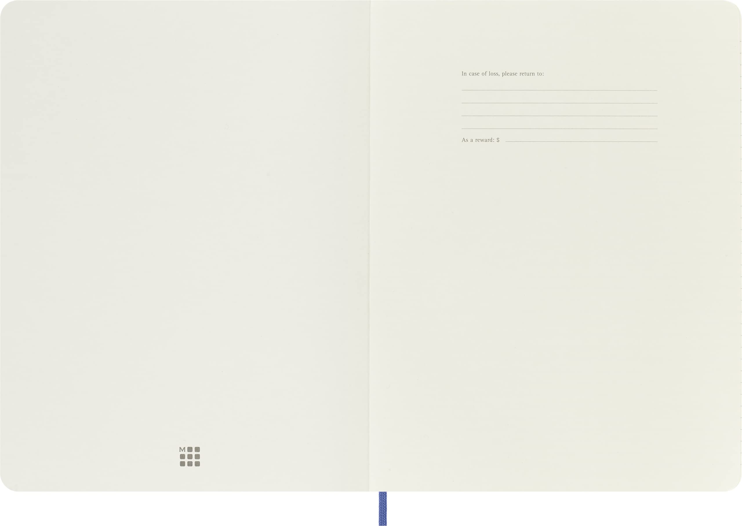 Moleskine Classic Notebook, Extra Large, Ruled, Hydrangea Blue, Soft Cover (7.5 X 9.75)
