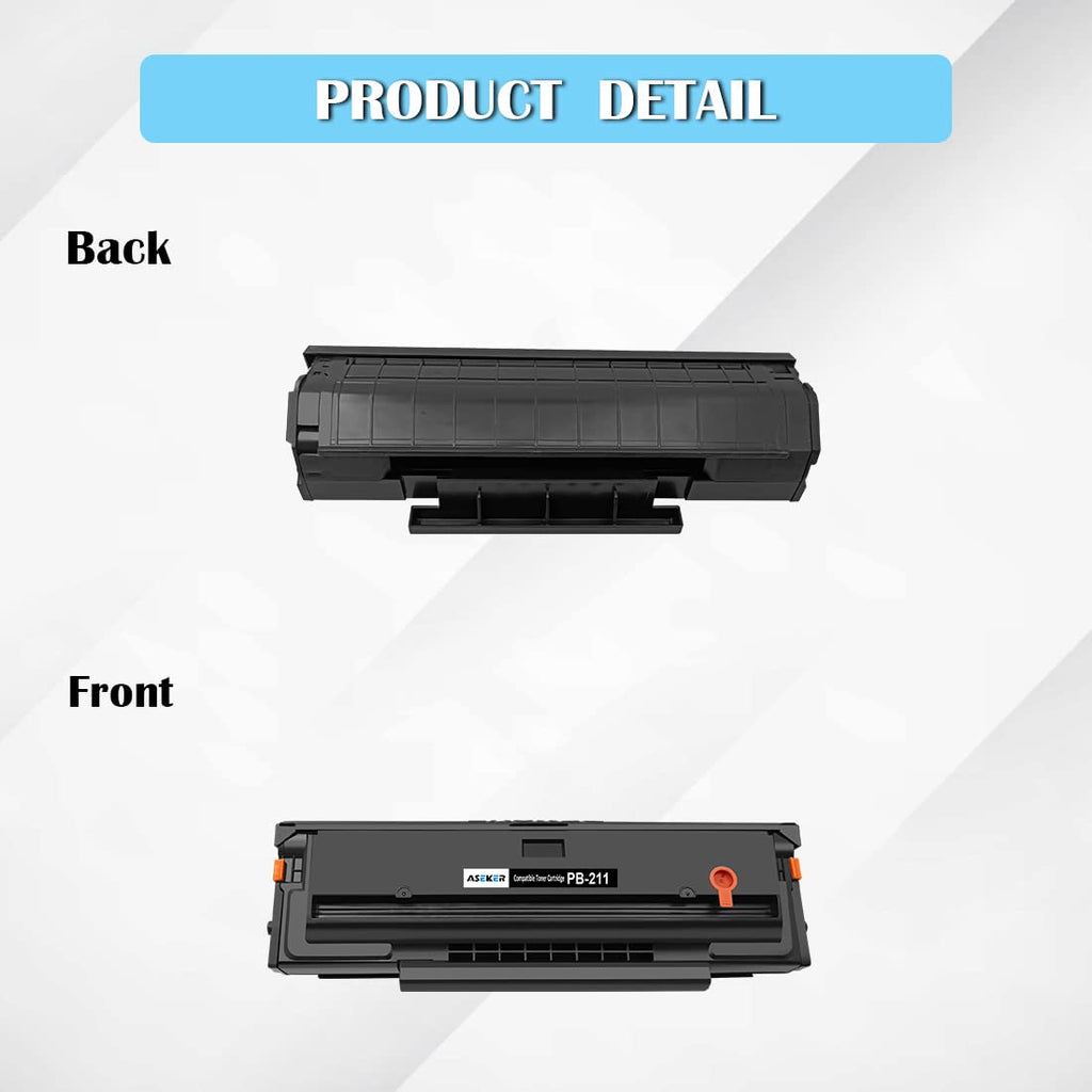 Asker PB-211 PB211 PB-211EV PB211EV PB 211 Toner Cartridge Black 1600 Pages Compatible for P2500W P2502W M6500NW M6550NW M6600NW M6552NW M6602NW Printer ( Black, 1-Pack )