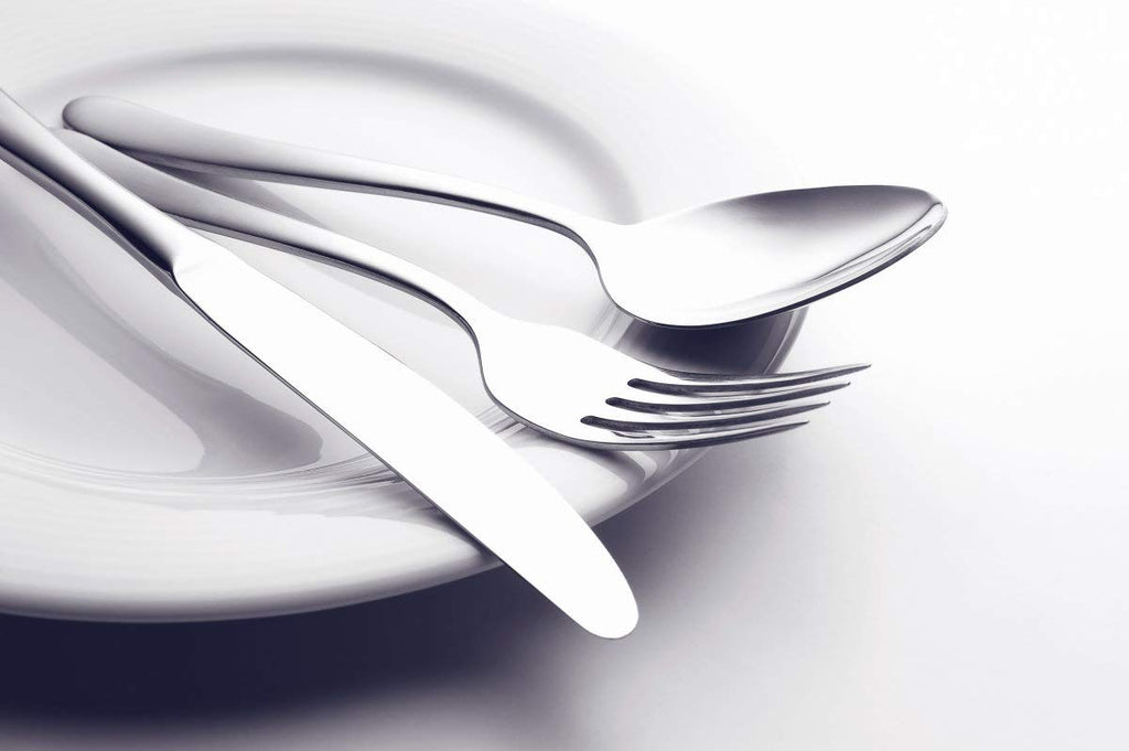 Flatware Set, 20-Piece Elegant Silverware Cutlery Set, Stainless Steel Utensils Service for 4, Include Knife/Fork/Spoon, Mirror Polished, Dishwasher Safe