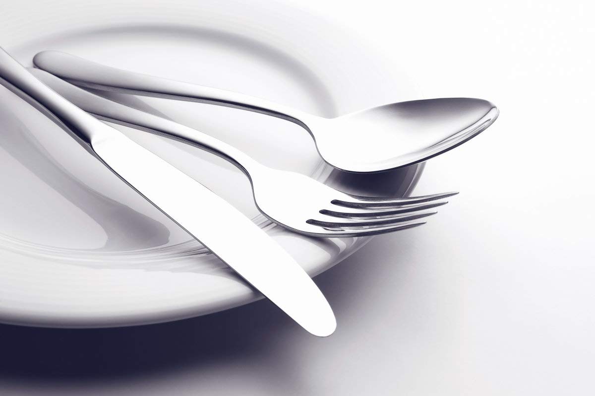 Flatware Set, 20-Piece Elegant Silverware Cutlery Set, Stainless Steel Utensils Service for 4, Include Knife/Fork/Spoon, Mirror Polished, Dishwasher Safe