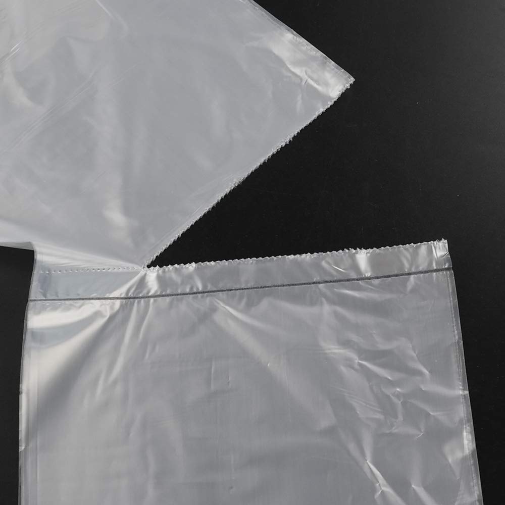 Lesbin 18 Gallon Clear Large Trash Bag, Kitchen Trash Compactor Bags, 90 Counts