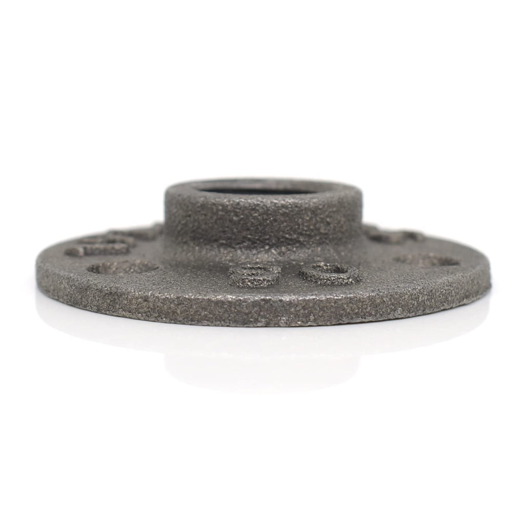 GKYZBB 10pcs 3/4″ Floor Flange,Home malleable Metal Pipe Fittings for Industrial Retro Style,Pipe Flange with Threaded Holes for DIY Projects/Furniture/Shelf Decoration (3/4)