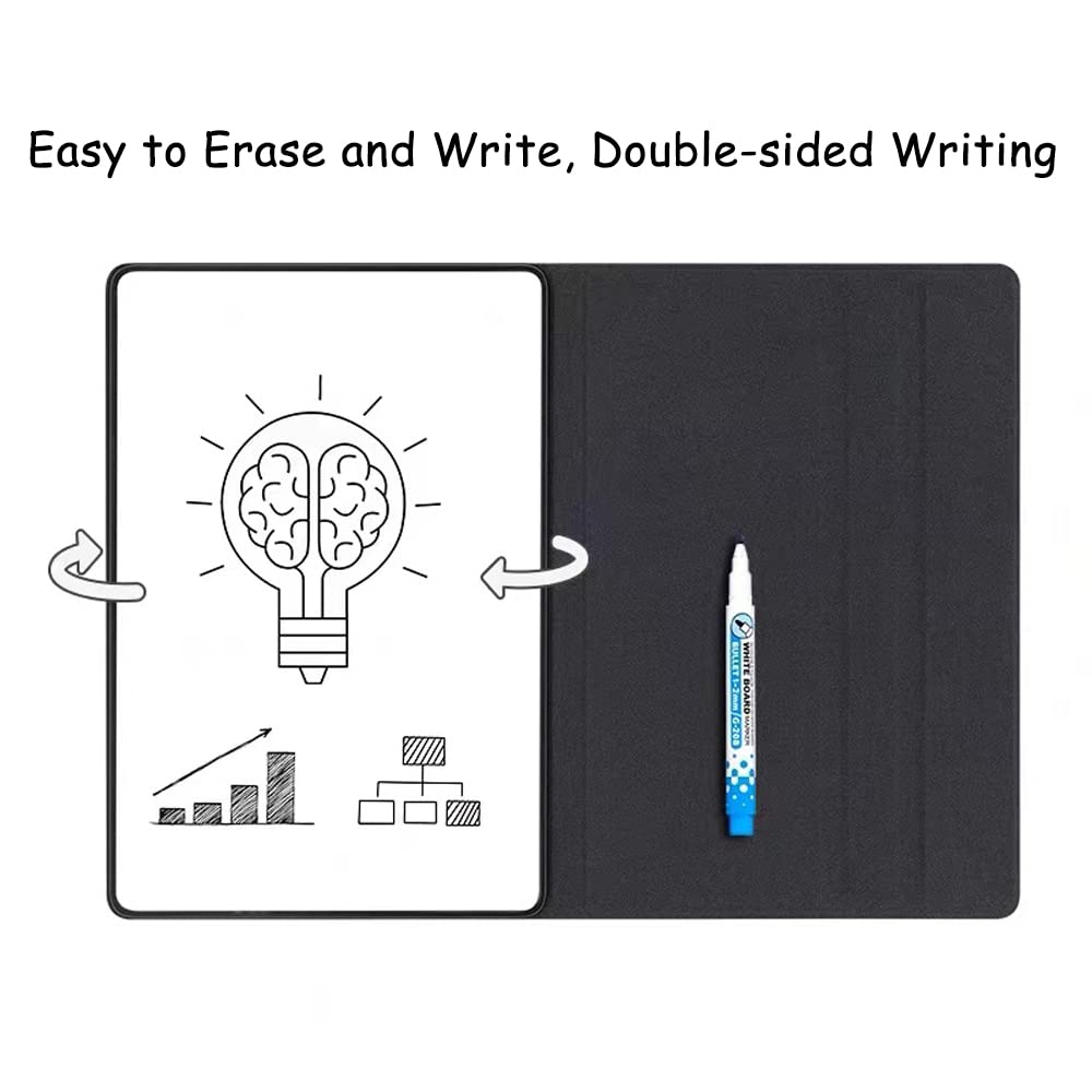 Small Dry Erase WhiteBoard Portable A4 Magnetic White Board Desktop Mini Drawing Notice Boards for Kid Student Writing & Drawing, School, Classroom, Home Use