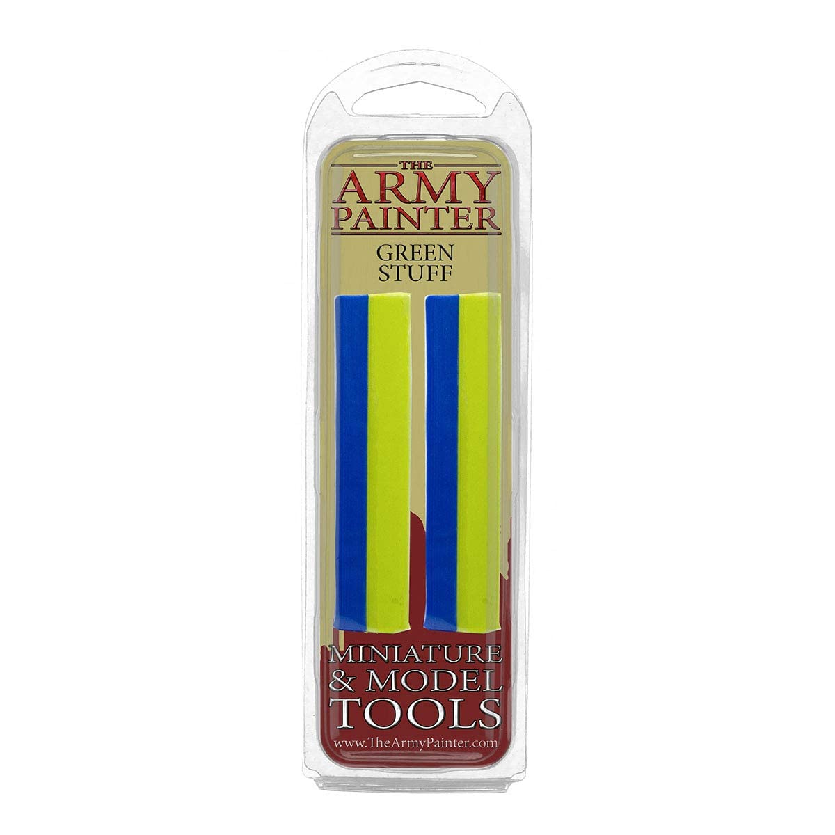 The Army Painter 2 Part Modeling Clay, 20cm - Moldable Model Putty Modeling Compound for Miniatures, Easy-to-Knead Green Putty Epoxy Clay for Sculpting - The Original Green Stuff Kneadatite