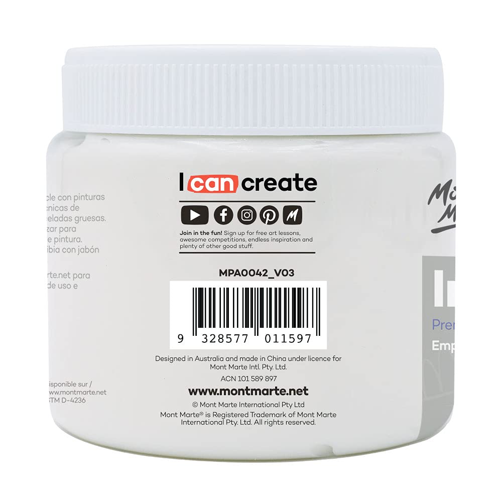 Mont Marte Impasto Acrylic Medium 500ml (17oz)