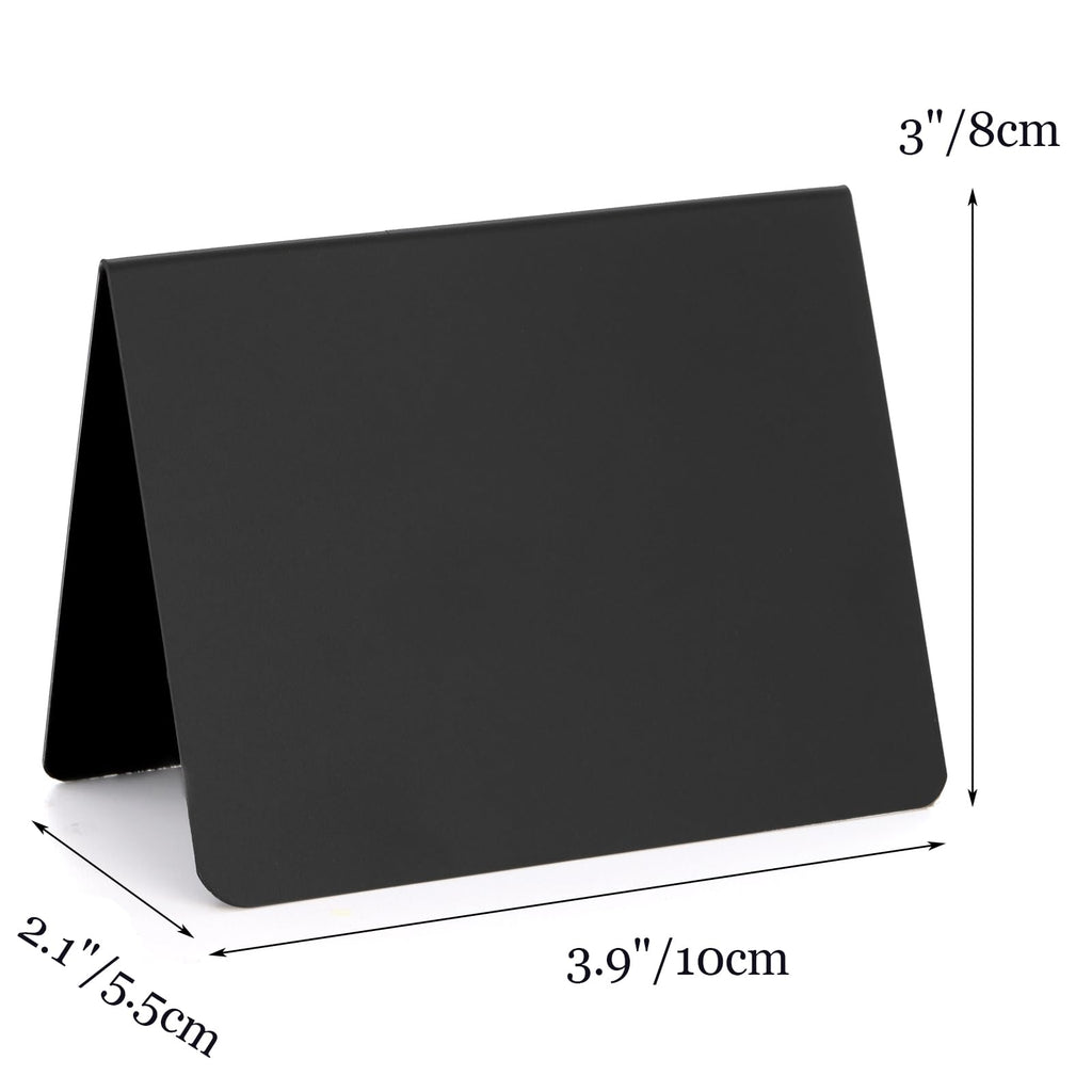 Tosnail 30 Pack 4 x 3 Inches Mini Chalkboard Signs, Food Labels, Retail Display, Small Chalkboard Labels for Retail Display, Special Events, Party Buffet