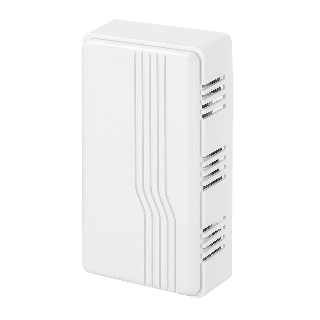 Heath Zenith Wired Mechanical Doorbell Chime, White, Plastic, Wired, 2 Tunes, Vertical, Horizontal, 80 dB, Button Not Included