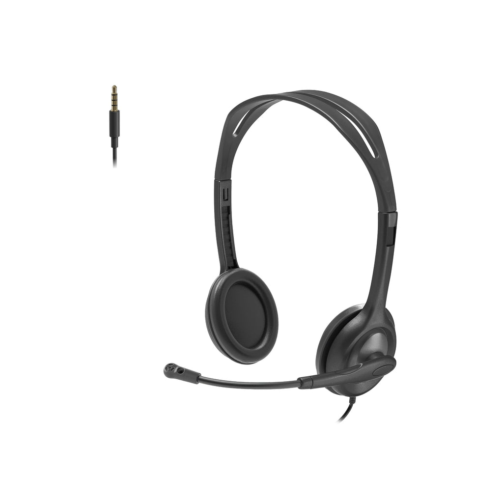 Logitech H111 Stereo Headset with 3.5 mm Audio Jack