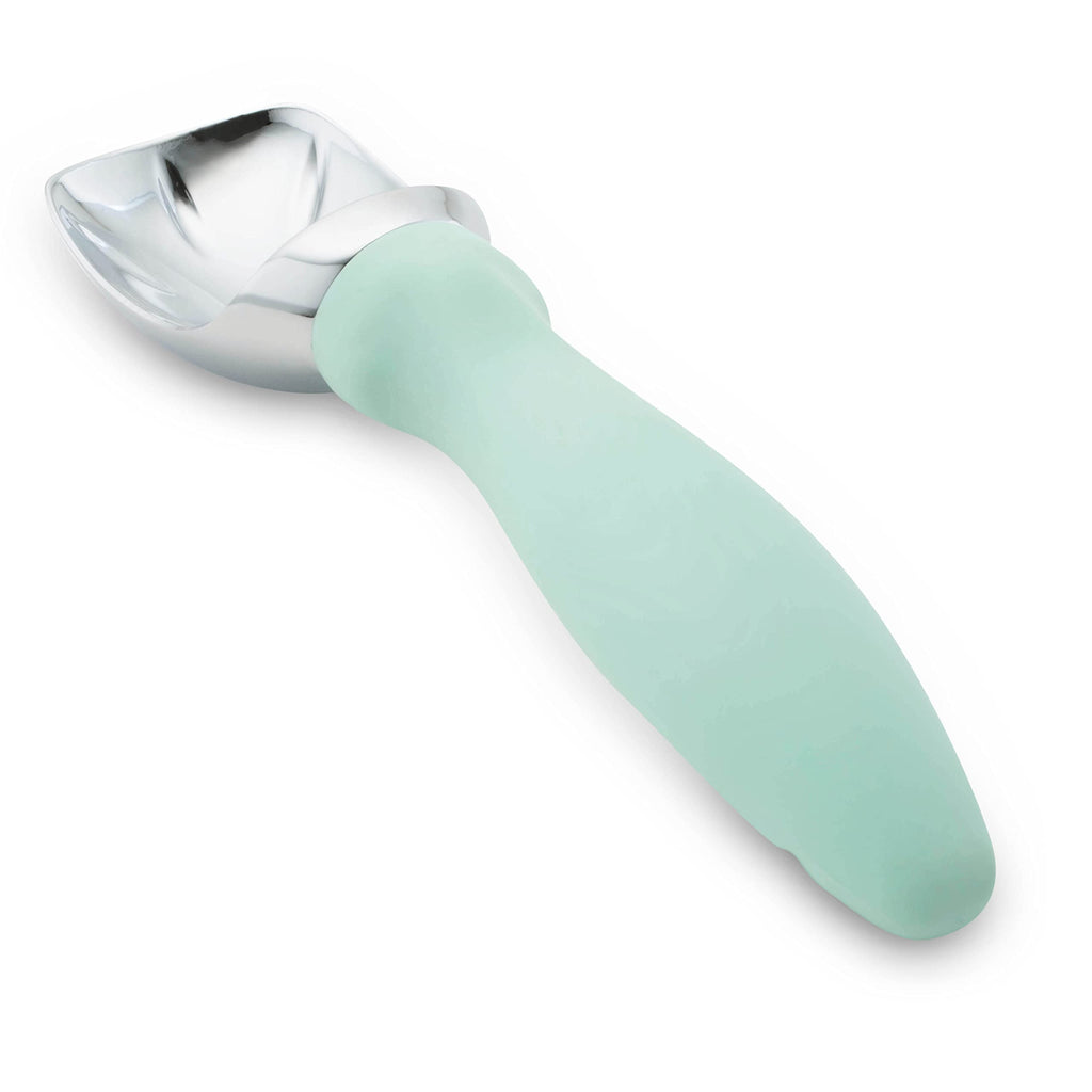 Spring Chef Ice Cream Scoop with Comfortable Handle, Professional Heavy Duty Sturdy Scooper, Premium Kitchen Tool for Cookie Dough, Gelato, Sorbet, Mint