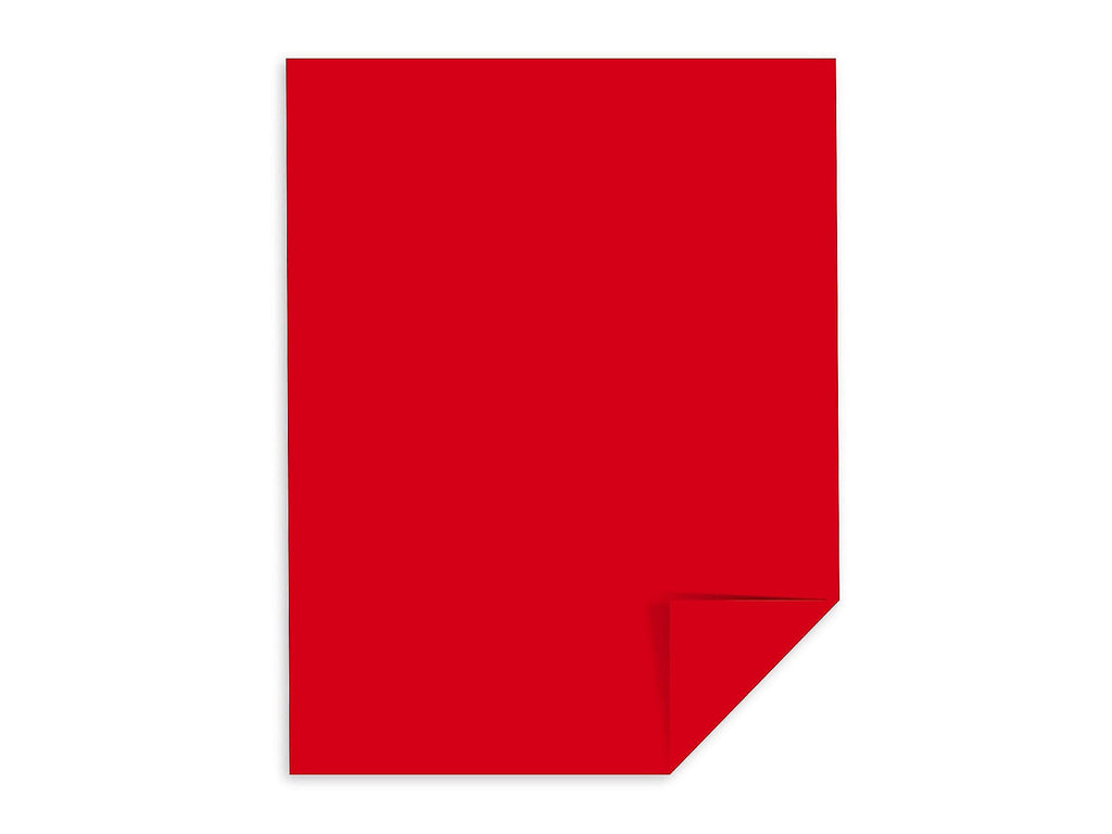 Neenah 21558 Astrobrights Premium Color Paper, 24 lb, 8.5 x 11 Inches, 500 Sheets, Re-Entry Red