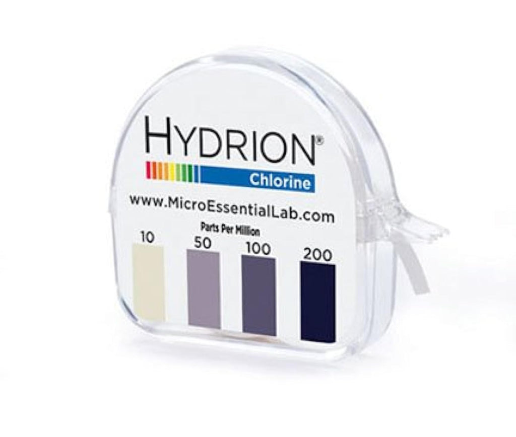 Mel cm-240 Hydrion Chlorine Dispenser 10-200 PPM Test Roll Plus Extra Roll