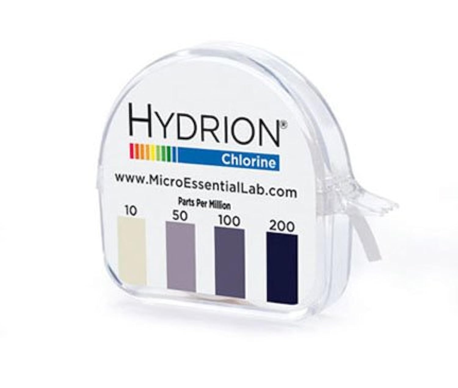Mel cm-240 Hydrion Chlorine Dispenser 10-200 PPM Test Roll Plus Extra Roll