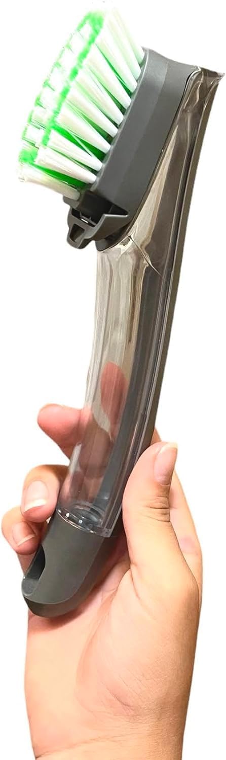 Smilyeez Replacement for Scotch Brite Brush, 4-Pack, Makes Your Dishwand Like New, Dishwand Brush Refills, Scotch Brite Brush Replacement, Easy to Install (2 Packs)