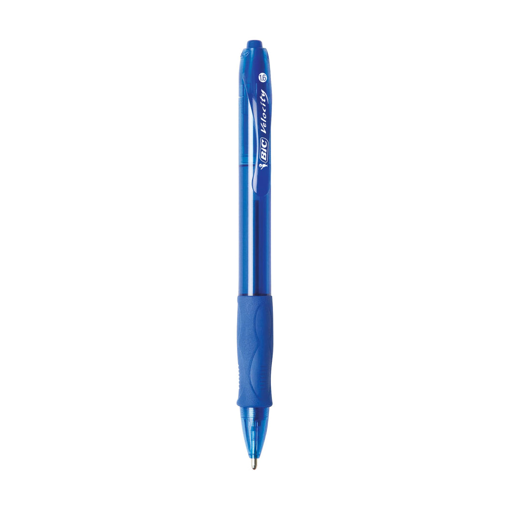 BIC Glide Bold Blue Ballpoint Pens, Bold Point (1.6 mm), 36-Count Pack, Retractable Ballpoint Pens With Comfortable Full Grip
