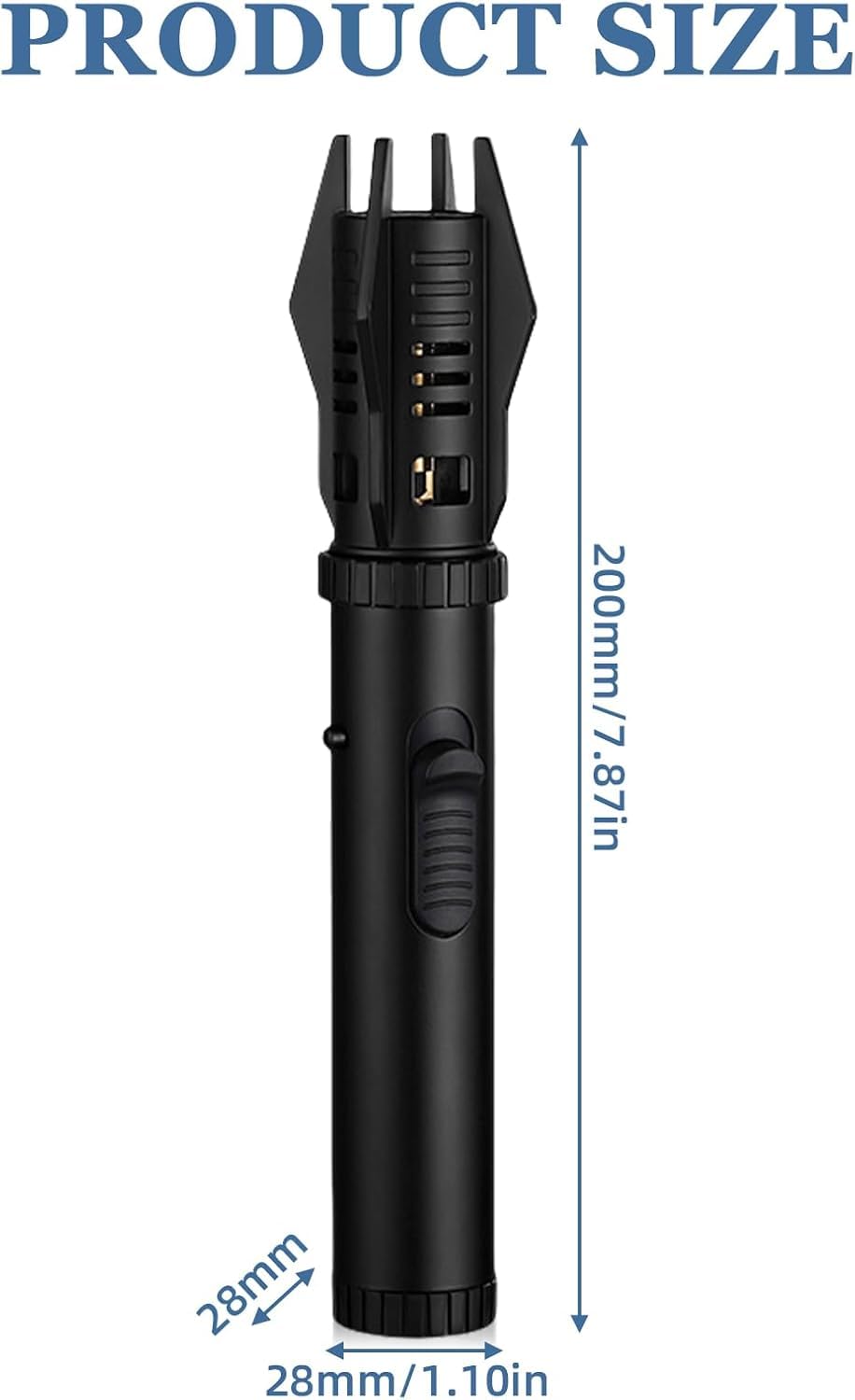 Arkinsand Flame Lighter Camping Outdoor Windproof Straight Flame Light Saber Torch Lightsaber (Black)