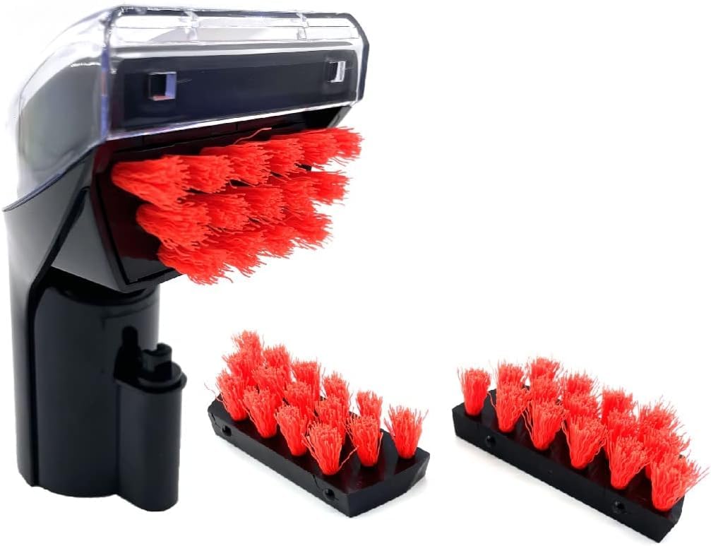 1400B Little Green Machine Brush Replacement Parts Compatible for Bissell 1400B 3353 3194 2458 3588F 1986 1425 Multi-Purpose Portable Tough Stain Brush Tool Black Attachments（1+2） Pack