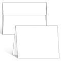 100 Pack Blank White Cards and Envelopes, Ohuhu 5 x 7 Heavyweight Folded Cardstock and A7 Envelopes for DIY Cards, Wedding, Birthday, Invitations, Thank You Cards & All Occasion