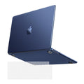 MOSISO Compatible with MacBook Air 13 inch Case M5 M4 M3 M2 2026-2022 A3449 A3240 A3113 A2681,2 in 1 Kit Finish Hard Shell for MacBook Air 13.6 inch Case, Anti-Fingerprints&Ultra-Thin, Midnight Blue