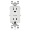 Leviton GFCI Weather-Resistant Receptacle, 15 Amp Tamper-Resistant, GFWT1-W, White