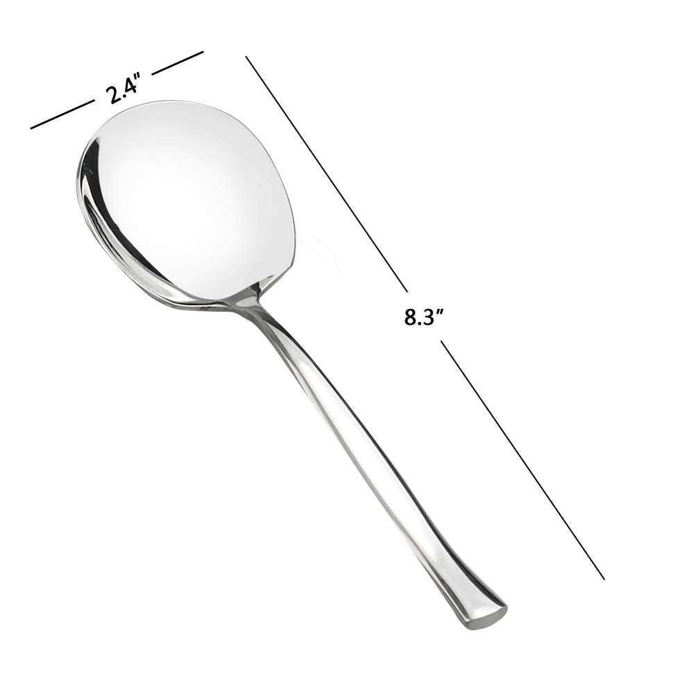 Idotry 8-Piece Stainless Steel Buffet Serving Spoon