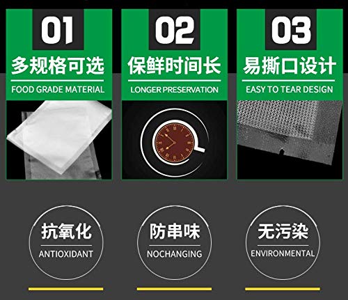 TIMESETL 4 x 6 Inch Full Mesh Vacuum Seal Bags, Food Saver Bags Pre-cut, Sous Vide Storage Packaging Bag BPA Free, Heavy Duty, Kitchen Accessories, 200pcs