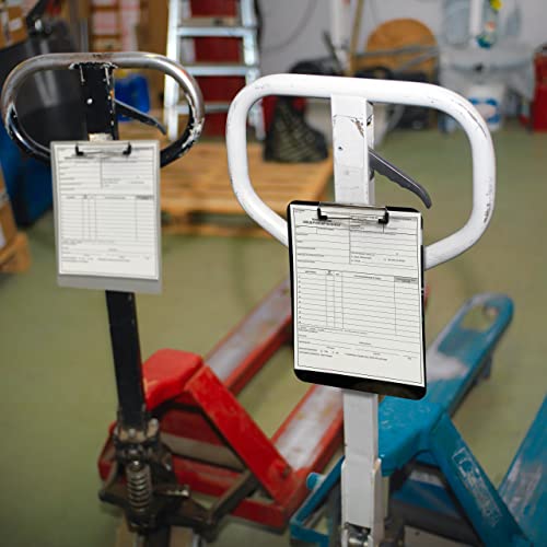 Officemate Magnetic Clipboard with Low Profile Clip, Black, Recycled Plastic (83215)