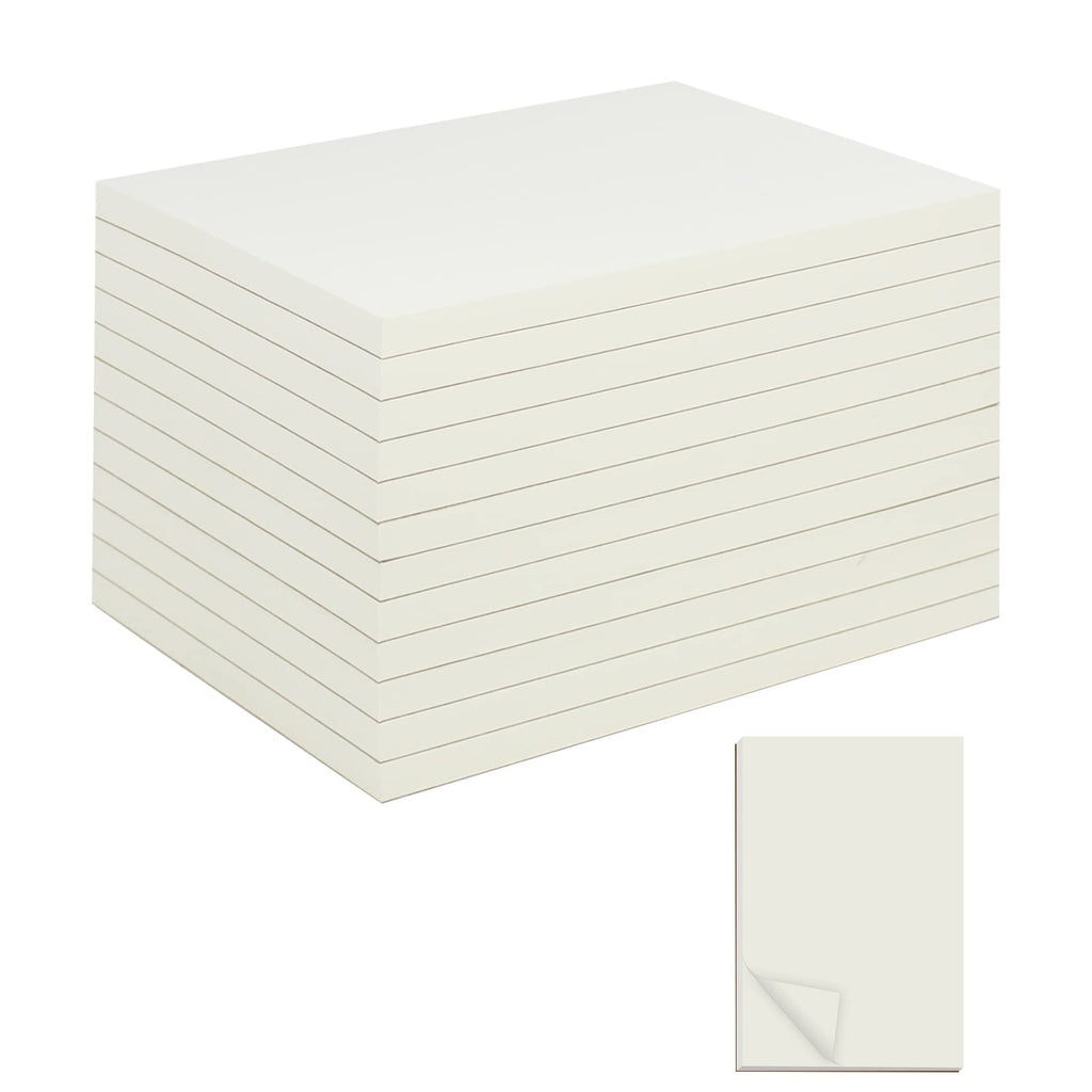 suituts 12 Pads 5.5X8.5 Inch Memo Pads/Scratch Pads/Writing Pads, Blank Note Pads Bulk for Office, School, Business Work (Total 1200 Sheets)