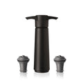 The Original Vacu Vin Wine Saver with 2 Vacuum Stoppers – Black
