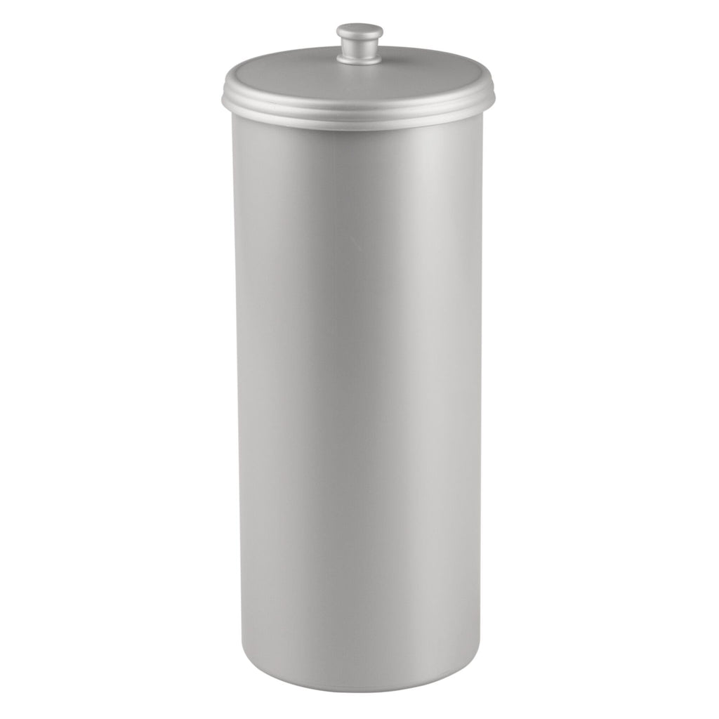 iDesign Kent Bathware, Free Standing Toilet Paper Roll Holder for Bathroom Storage - Gray