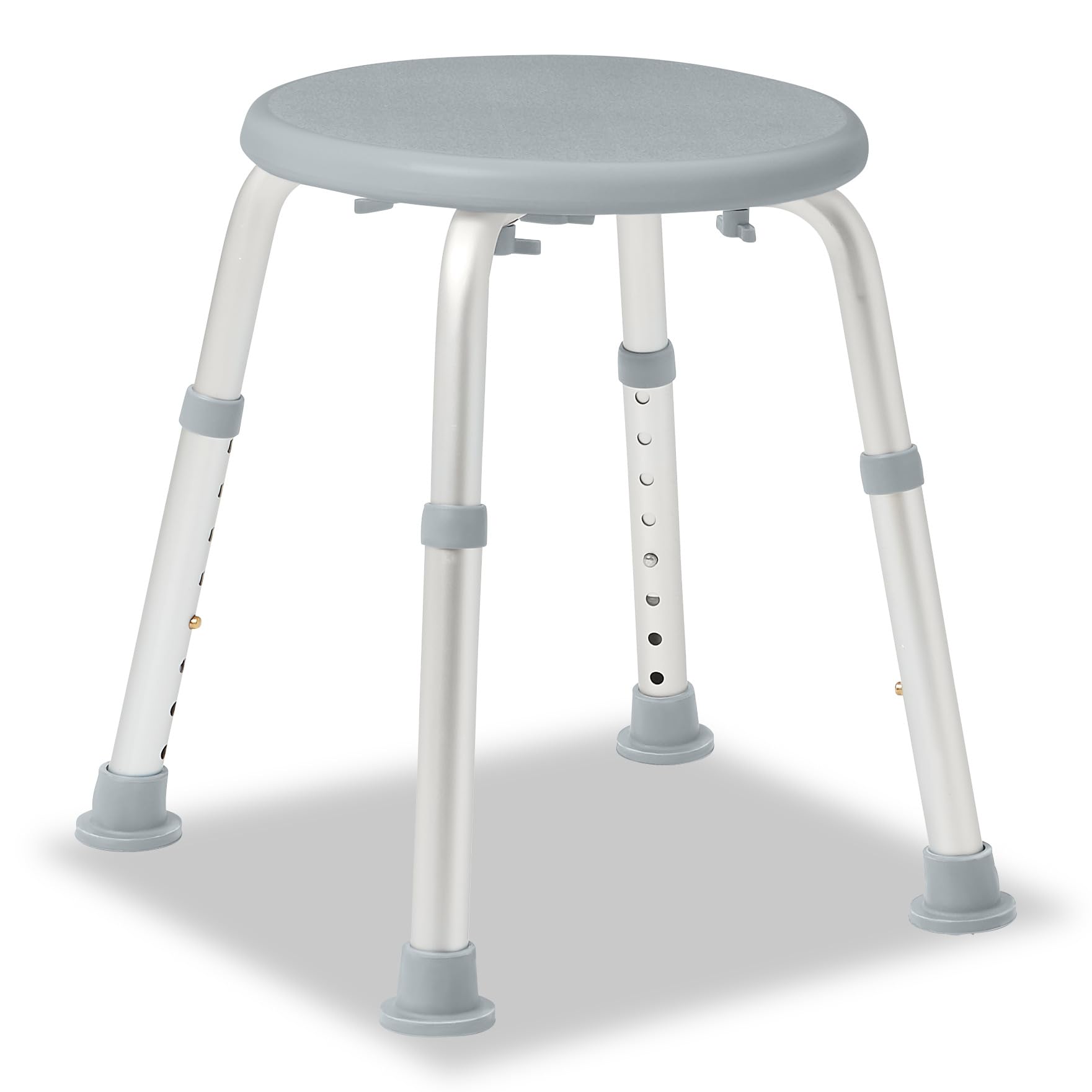 Medline Round Shower Stools, Grey