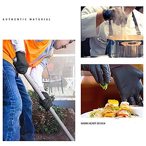 Nitrile Gloves,Disposable gloves 100 Pcs-Latex Free Powder Free - Multipurpose Working Household Cooking Gloves