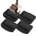 Yupeak Bed Stopper & Furnitures Stopper – Caster Cups fits to All Wheels of Furniture, Sofas, Beds, Chairs – Furniture Cups Made up of Solid Silicone and Prevents Scratches (4 Pack（Black）)