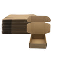 7x6x3 inch Shipping Boxes Pack of 25，Livejun Brown Corrugated Cardboard Box Mailer Boxes for Packaging Small Business Shipping，Boxes for Birthday Wedding Party Gift Giving… (7X6X3)