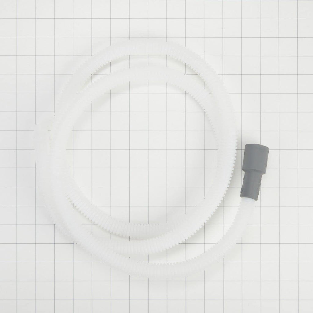 Whirlpool 8269144A Genuine OEM Drain Hose Extension for Dishwashers, 6 Feet White Accessory – Replaces 1489097, 8269144, AH2358130, EA2358130, PS2358130