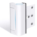 Door Reinforcement Lock Withstands 800lbs of Force - Extra Door Lock for Kids Safety with 8 Screws Prevents Unauthorized Entry,Add a Door Security Lock for Home Safety & Privacy (White, 1 Pack)