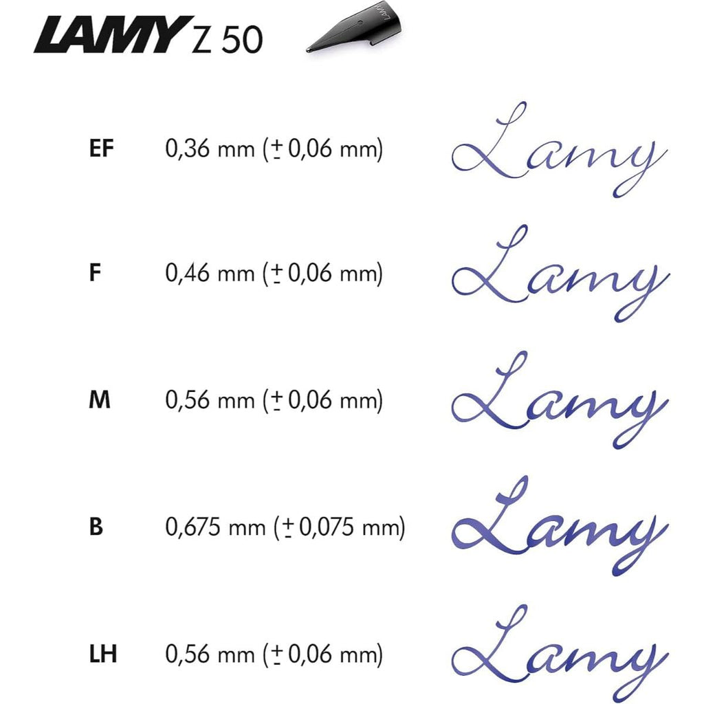 Lamy Z 50 Fine Nib Set - Black