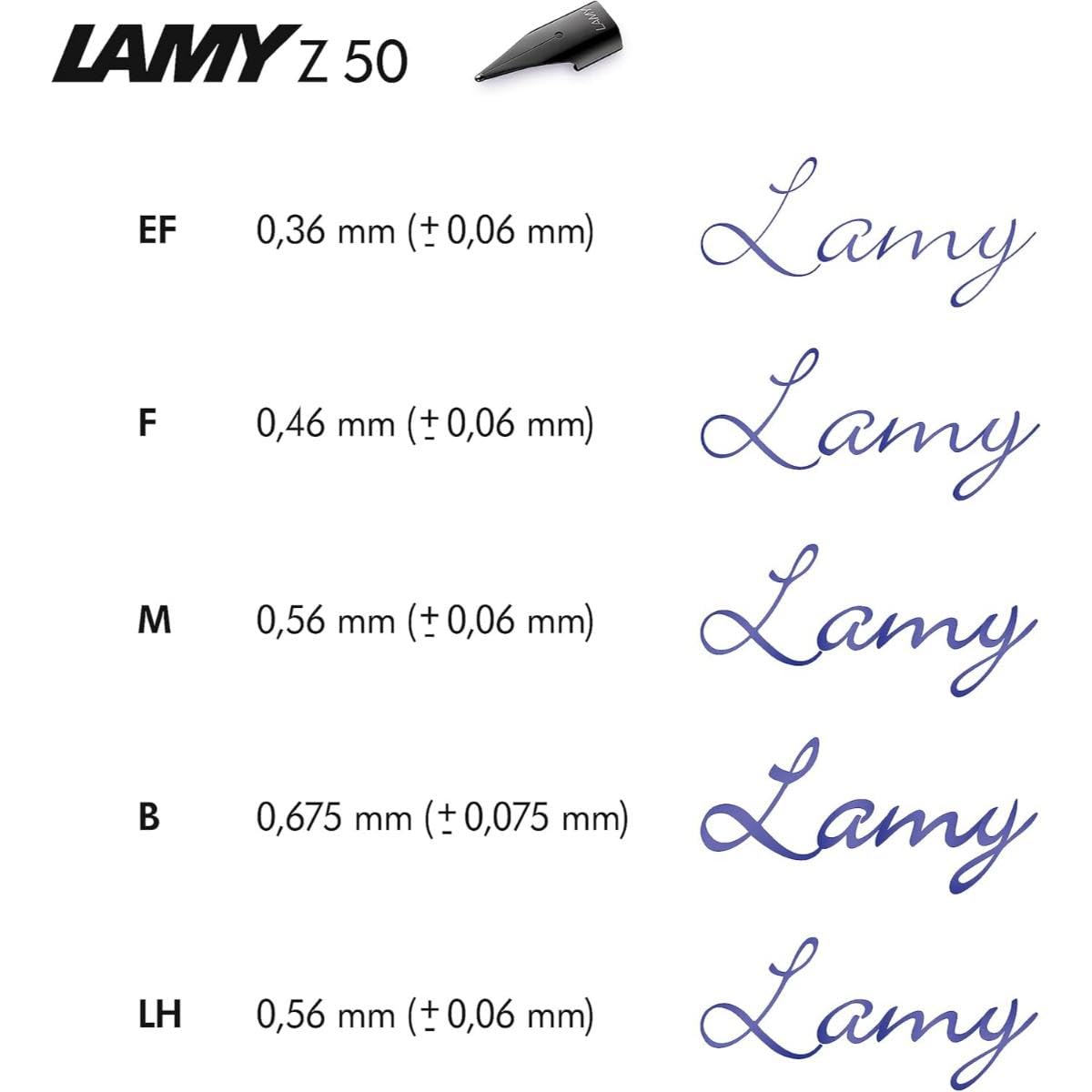 Lamy Z 50 Fine Nib Set - Black