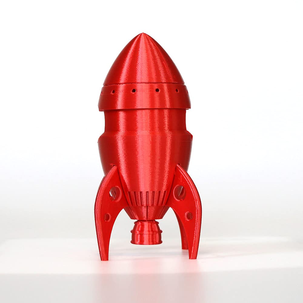 CC3D Silk Red PLA 3D Printer Filament 1.75 mm 1KG FDM 3D Printing Material Silky Shiny Metallic PLA Filament Silk Red Color