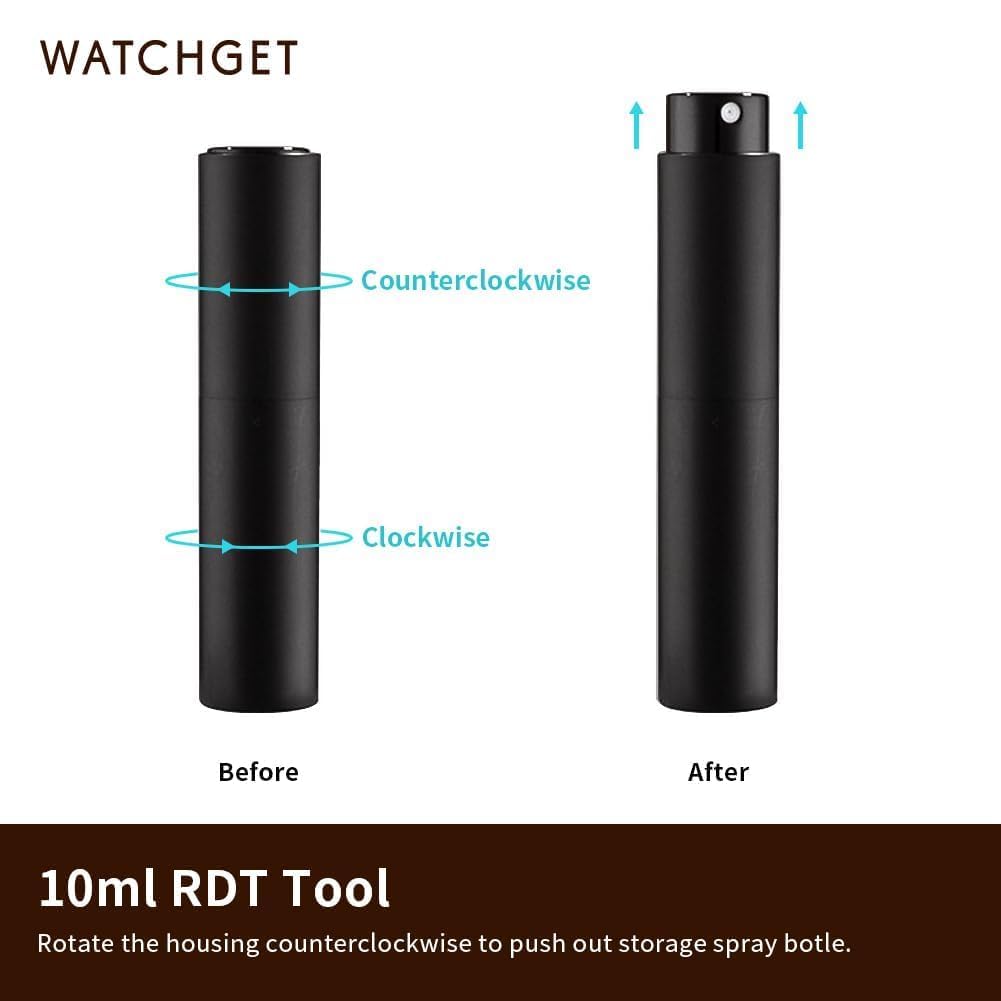 watchget Coffee Bean Dosing Cup & RDT Spray Bottle Kit for Espresso Bar, Static Reduction Ceramic Single Dose Tray for Brewing/Tea, Barista Accessories Set, Black