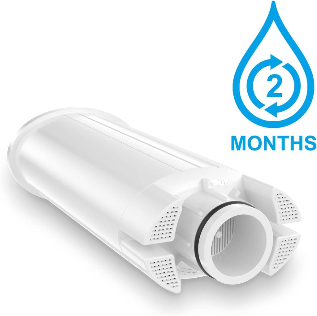 4 Pack Coffee Machine Water Filter for DeLonghi DLSC002 Water Filter for De'Longhi ECAM, ETAM, EC, BC Series