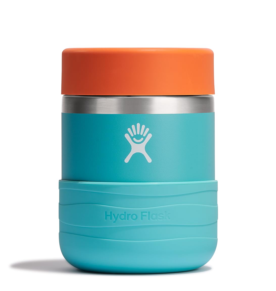 Hydro Flask 12 Oz Kids Leakproof Insulated Food Jar with Soft Grip Lid and Flex Boot, BPA-Free, Seaspray