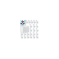 24 Pack Raffle Ticket Box - White Ballot Box with Slot 6 x 6 x 6 Inches Raffle, Cardboard Suggestion Removable Header Donation Boxes for Fundraising Collecting Business Card Voting Contest