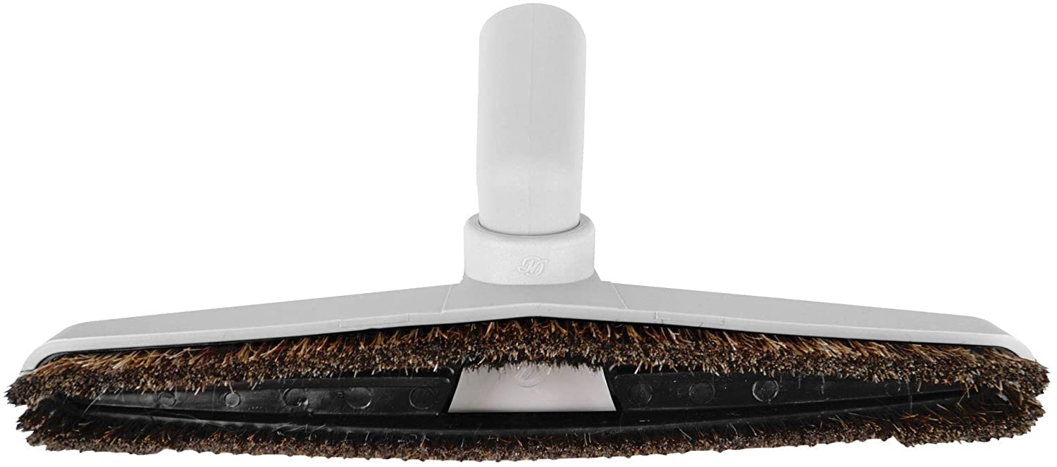 VPC Vacuum Hard Floor Vacuum Brush Attachment with Natural Bristles | 12-Inch, 1 1/4 inch (32mm) Inner Diameter | Designed to Fit All Brands
