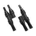 Renogy CNCT-MC4Y Branch Connectors Solar MC4 Connectors Y Connector in Pair MMF+FFM