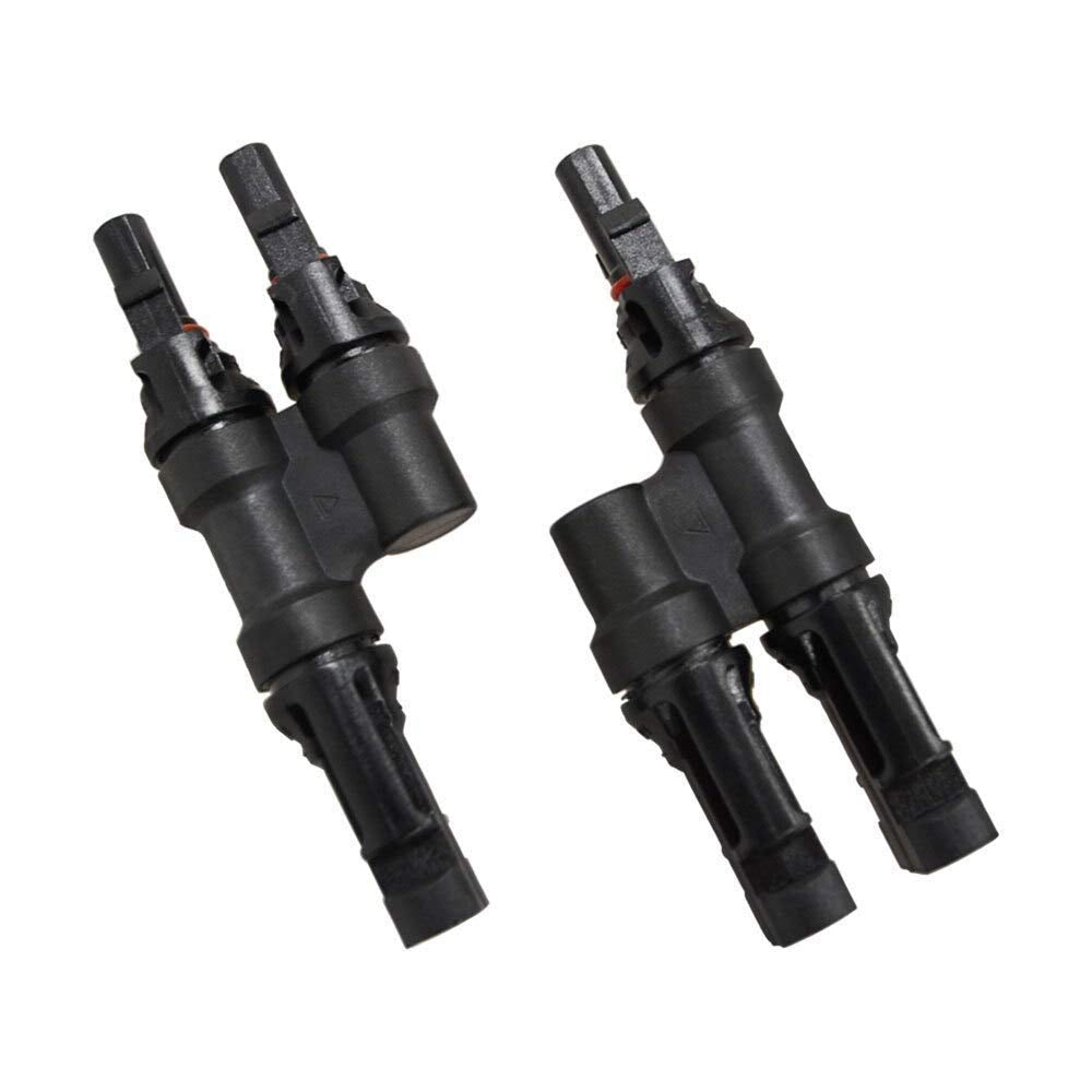 Renogy CNCT-MC4Y Branch Connectors Solar MC4 Connectors Y Connector in Pair MMF+FFM
