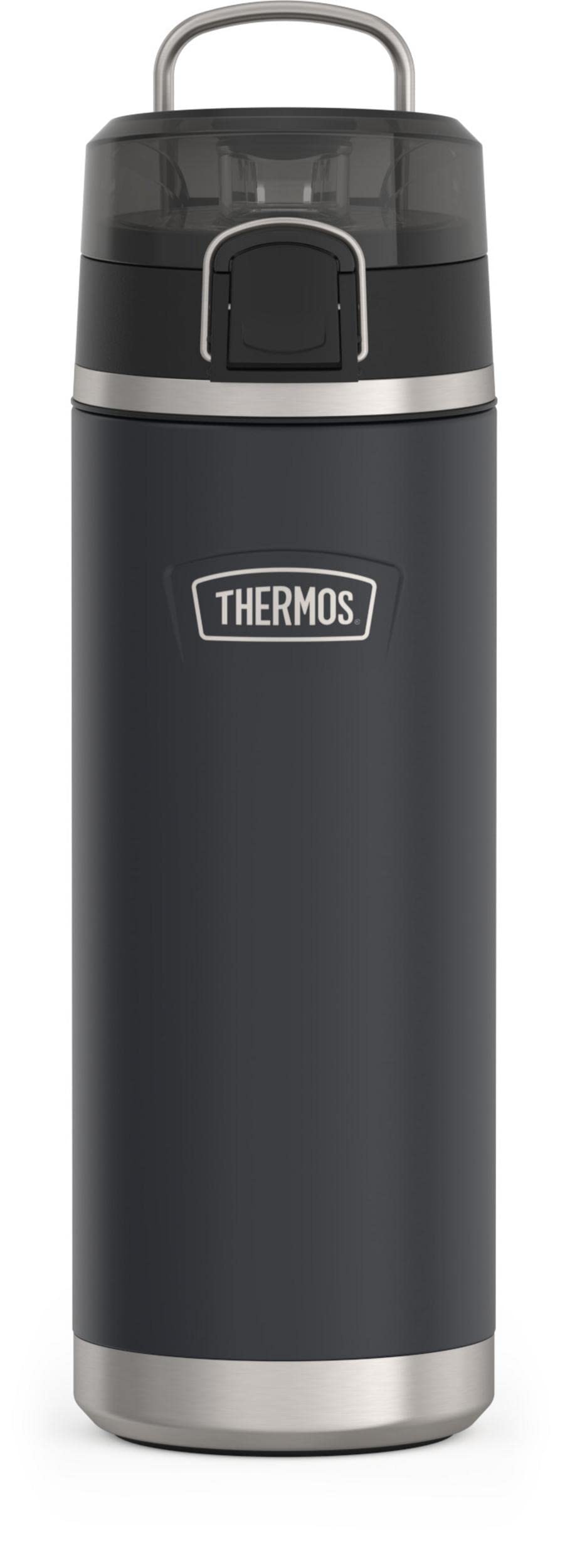 THERMOS, ICON Series, Stainless Steel Water Bottle w/Spout, Granite, 710mL