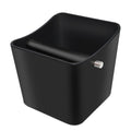 Espresso Knock Box,Coffee Grounds Pucks Knock Box,Coffee Knock Box with Removable Knock Bar and Non-Slip Rubber Base,Shock-Absorbent Durable Espresso Accessories (Black)