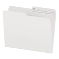 Pendaflex File Folders, 100-Pack, Letter Size 8.5" x 11", Reversible 1/2 Cut Tabs, Tear-Resistant Durable Paper Stock, Ivory, for Office Supplies, School Projects, Home Filing Systems